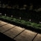 Pure Garden 12.2 Stainless Steel Outdoor Solar Path Lights, Silver, 12PK 50-LG1067 - alternate 5